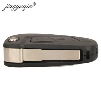 Keyforkess 1838586 433MHz ID46-PCF7946 Chip Flip chiave auto per Ford KA 2008-2016 SIP22 3 pulsanti telecomando pieghevole chiave di controllo Fob - Jingyuqin 1838586 433MHz ID46 PCF7946 Chip Flip chiave auto per Ford KA 2008 2016 SIP22