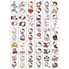 Hello Kitty Temporary Tattoos Kuromi Cute Anime Waterproof Tattoos Sanrio Durable Color Kawaii Tattoo Sticker Gifts 5