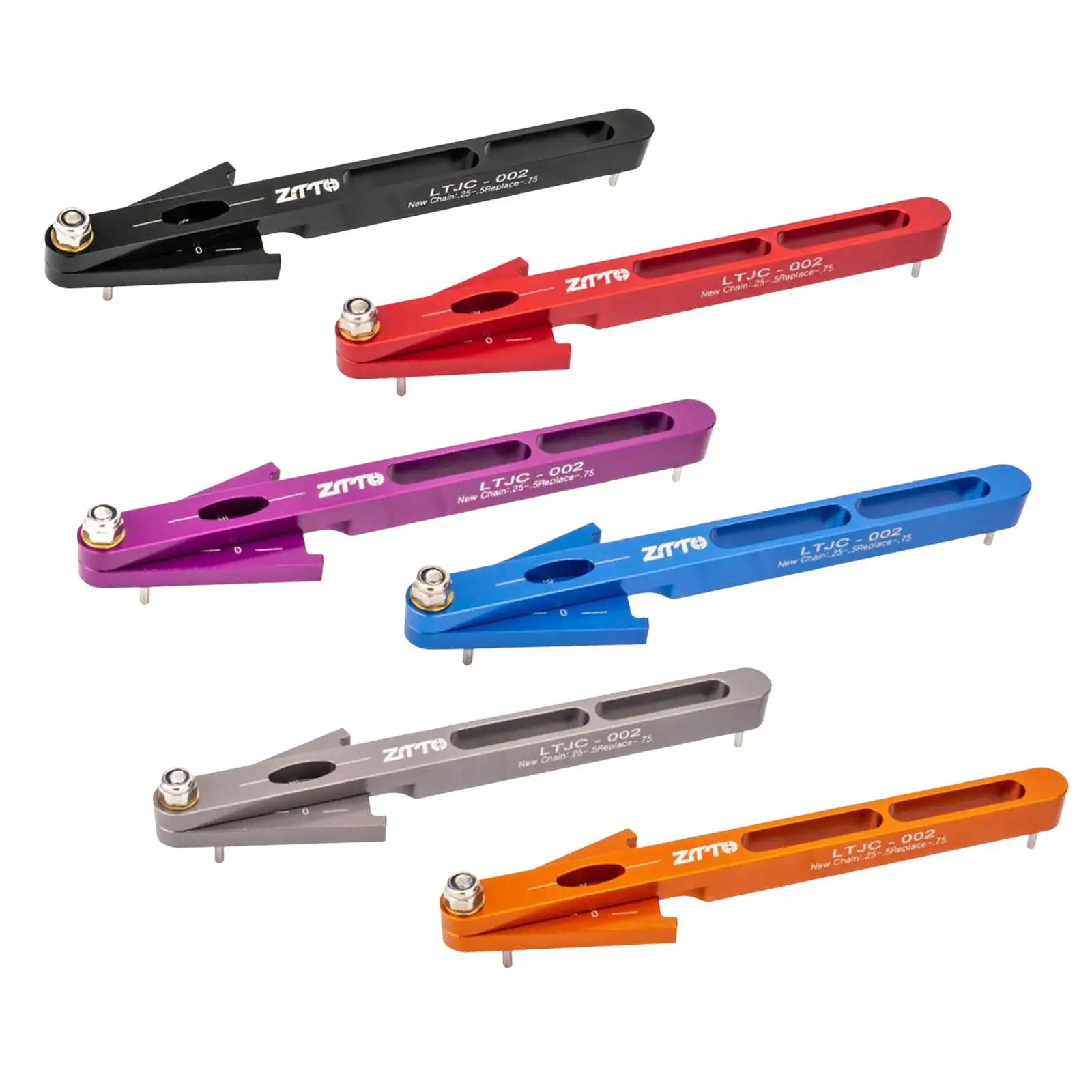 Bike Chain Wear Indicator Measuring Ruler Mountain Road Bike Stretched