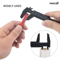 1PC plastique vernier étrier affichage numérique étrier Mini texte jouer étrier étudiant vernier règle 0 à 150mm outil de mesure 3