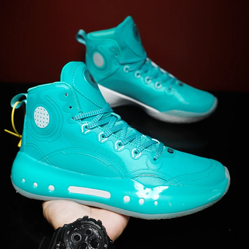 

High-quality men's basketball sneakers ultra-light training sneakers Breathable padded High top basketball shoes 36-45