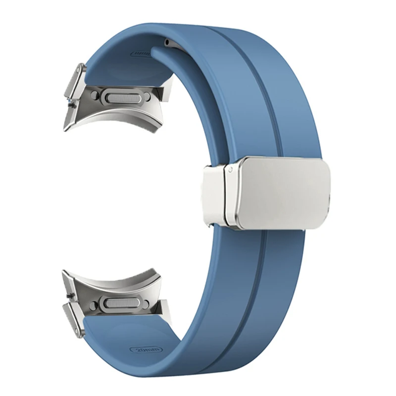 Versatile Quick Fit Silicone Watch Strap - No Gap Design, 20mm