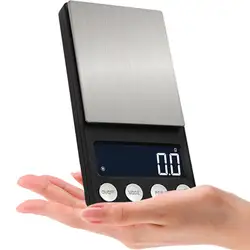 High - Precision Digital Jewelry Pocket Scale with LCD Display - 1000g - 0.1
