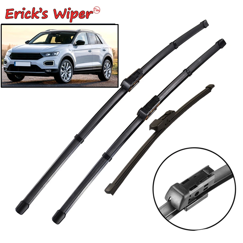 

Erick's Wiper LHD Front & Rear Wiper Blades Set For VW T-Roc 2017 - 2023 Windshield Windscreen Window Rain Brushes 26"+20"+13"