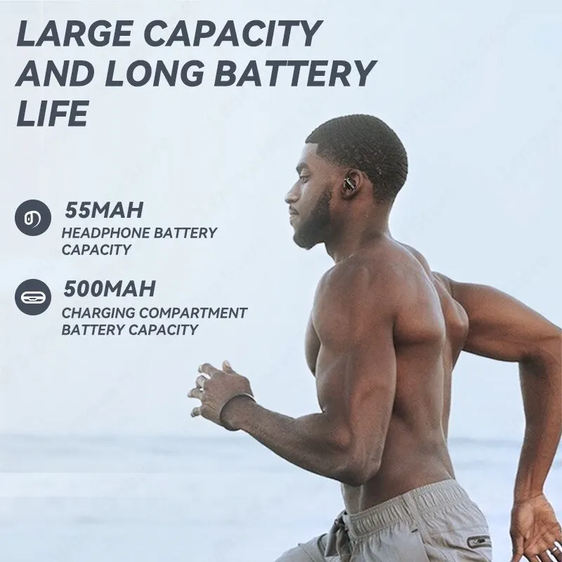Lenovo XT80 Sports Wireless Headphones Mics Button Control LED Power Display Hifi Stereo Sound wireless headphones