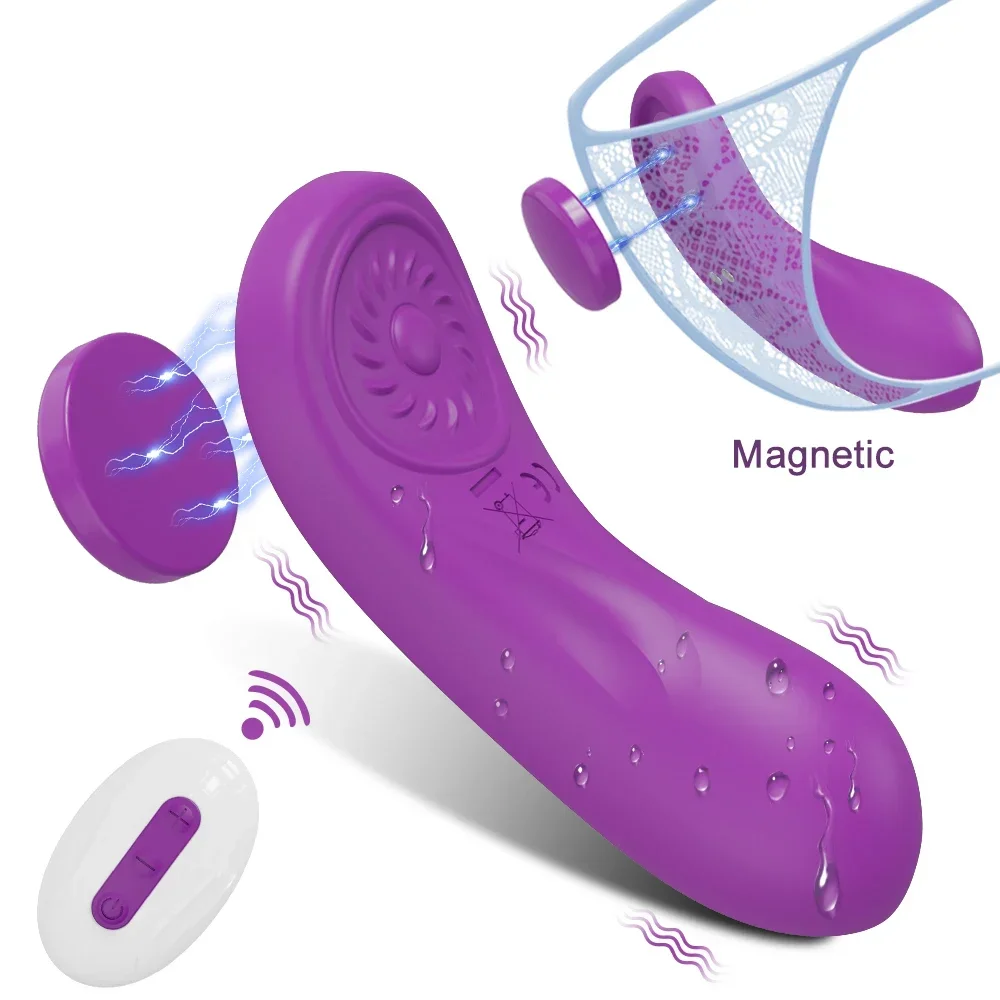 Fernbedienung Tragbare Höschen Klitoris Magnetische Vibratoren für Frauen Klitoris Stimulator Vagina Massager Erwachsene Weibliche Sex Spielzeug 1