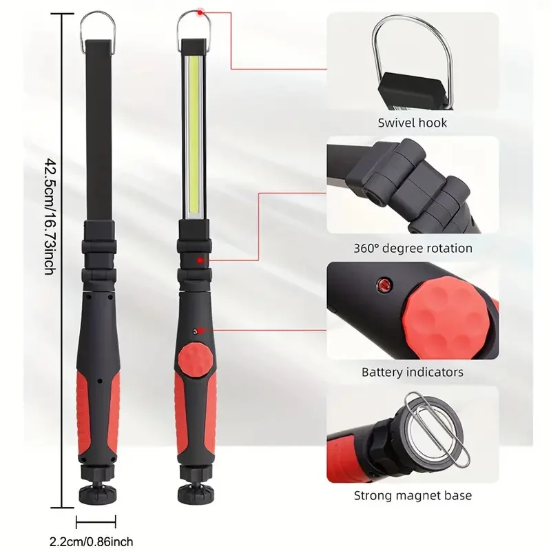 LED Flashlight LED Lights Camping Lamp LED Work Light Camping Lights Work Light COB LED Flashlight Magnetic Work Light USB Rechargeable