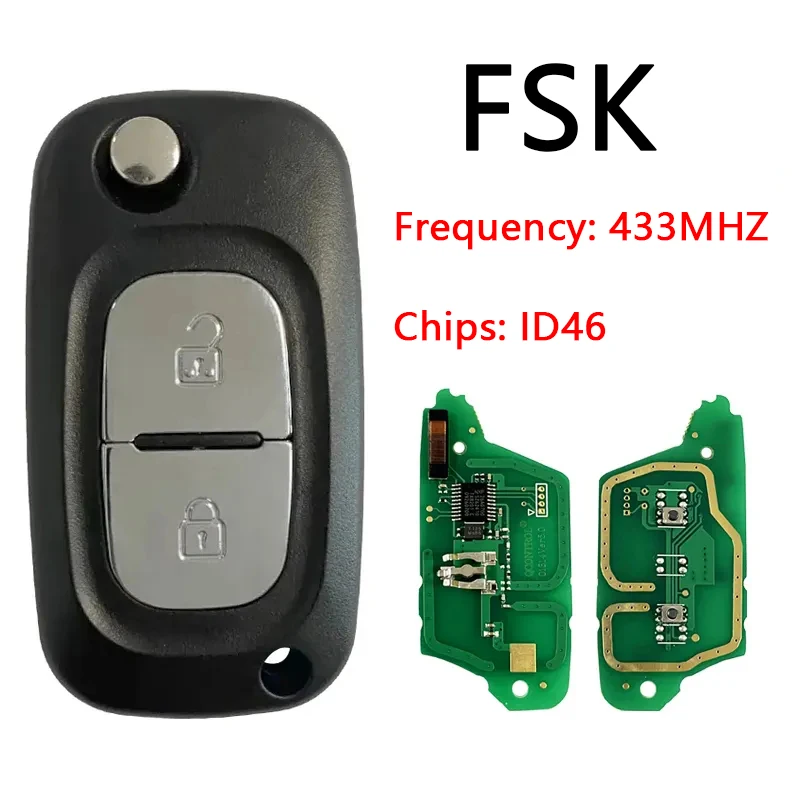 

Автомобильный пульт дистанционного управления CN010069 46 chip 433mhz FSK для R-enrenault Megane 3 Scenic 3 Clio 3 Megane Kangoo Master Modus VA2