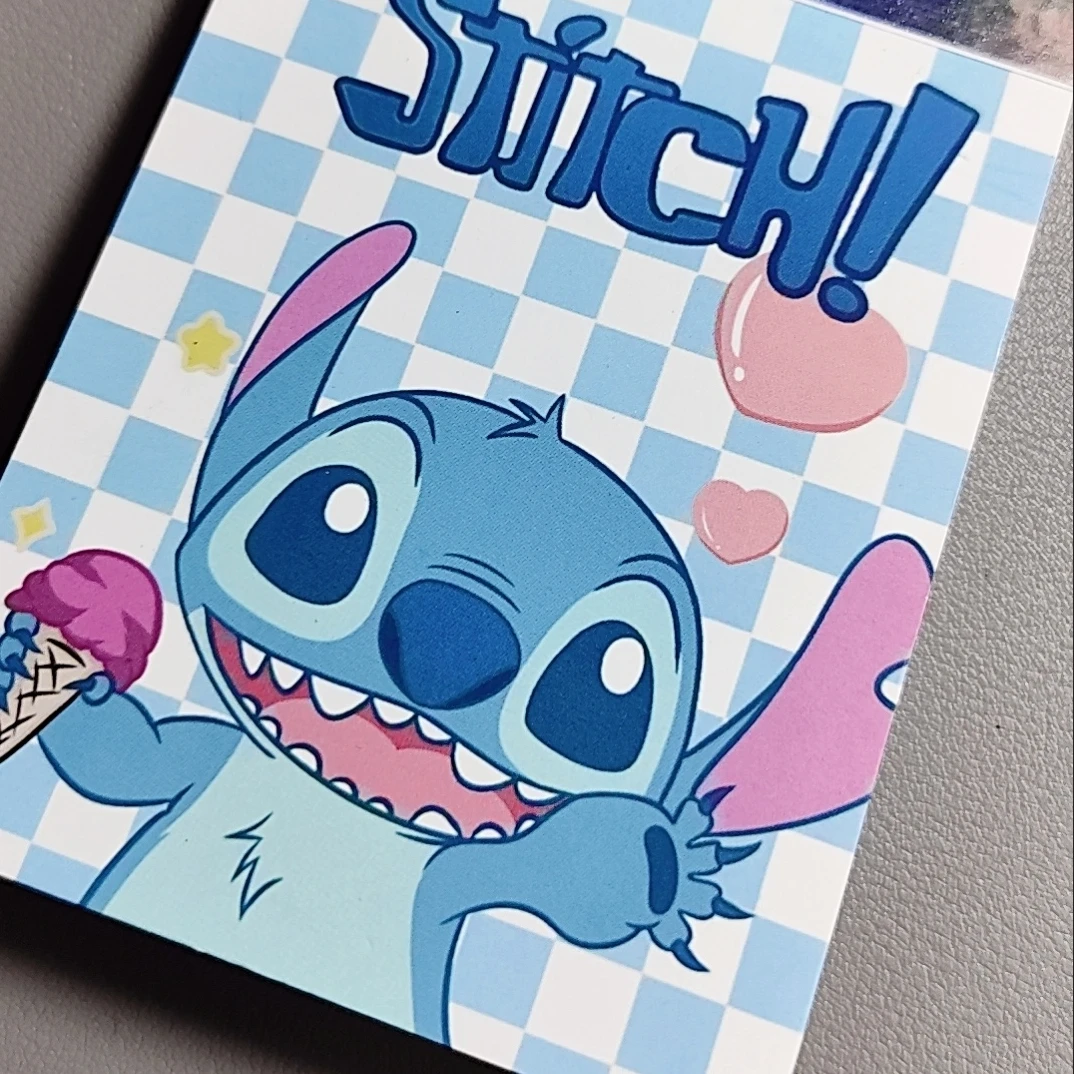 Cute Sticky Note Book Stitch Pattern Student Ledger Accessories for Kids Thickened Color Page Paper High Appearance Level Gift