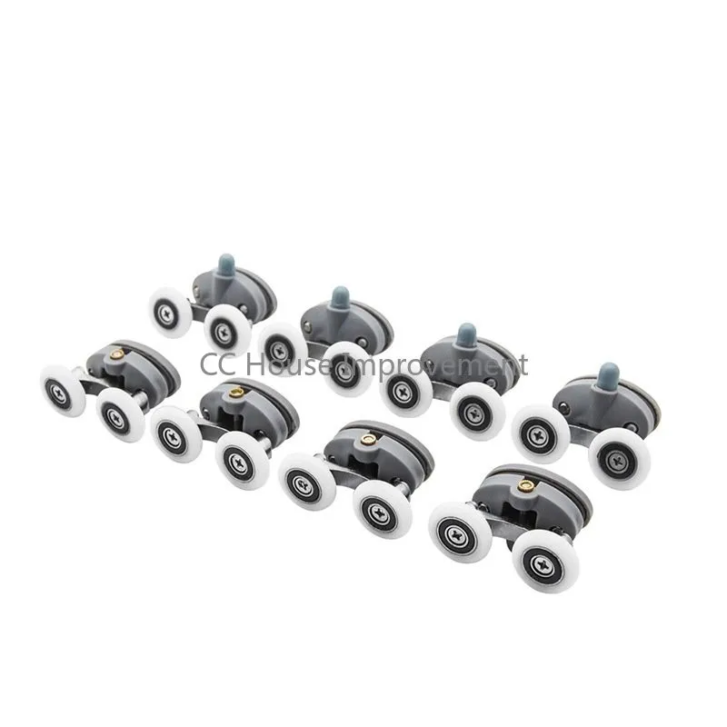Shower Room Accessories Twin Shower Door Rollers/Runners Wheels Shower Room Pulley