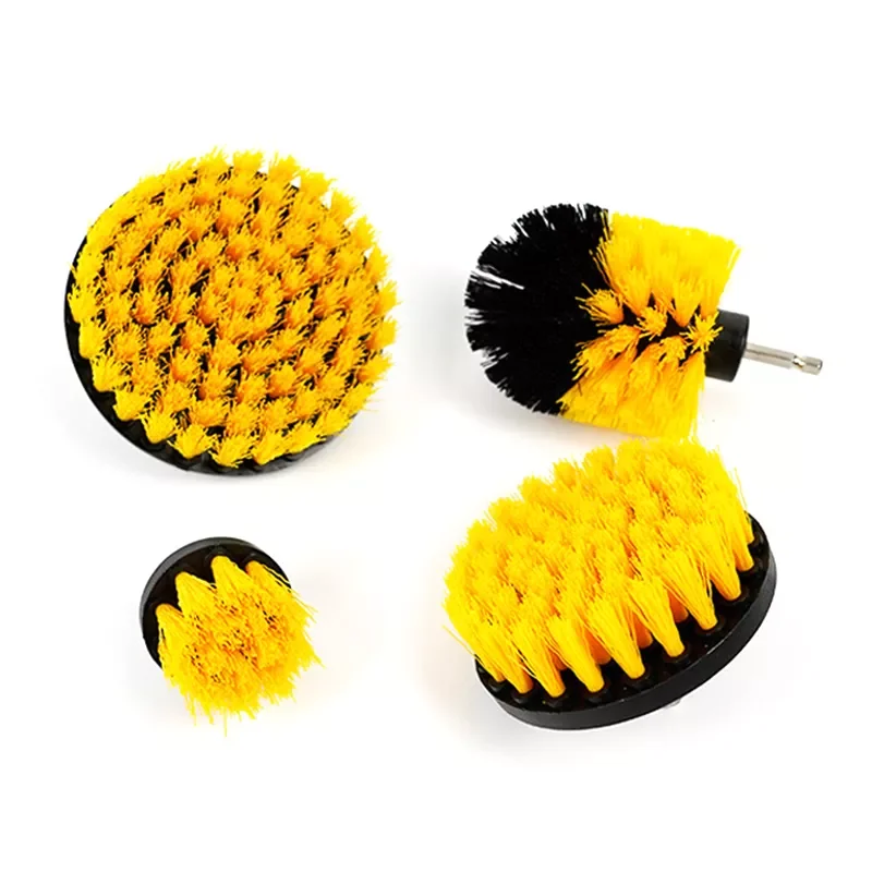 New 1pcs 4 Inch Drill Brush Attachment Cleaning Carpet Leather and