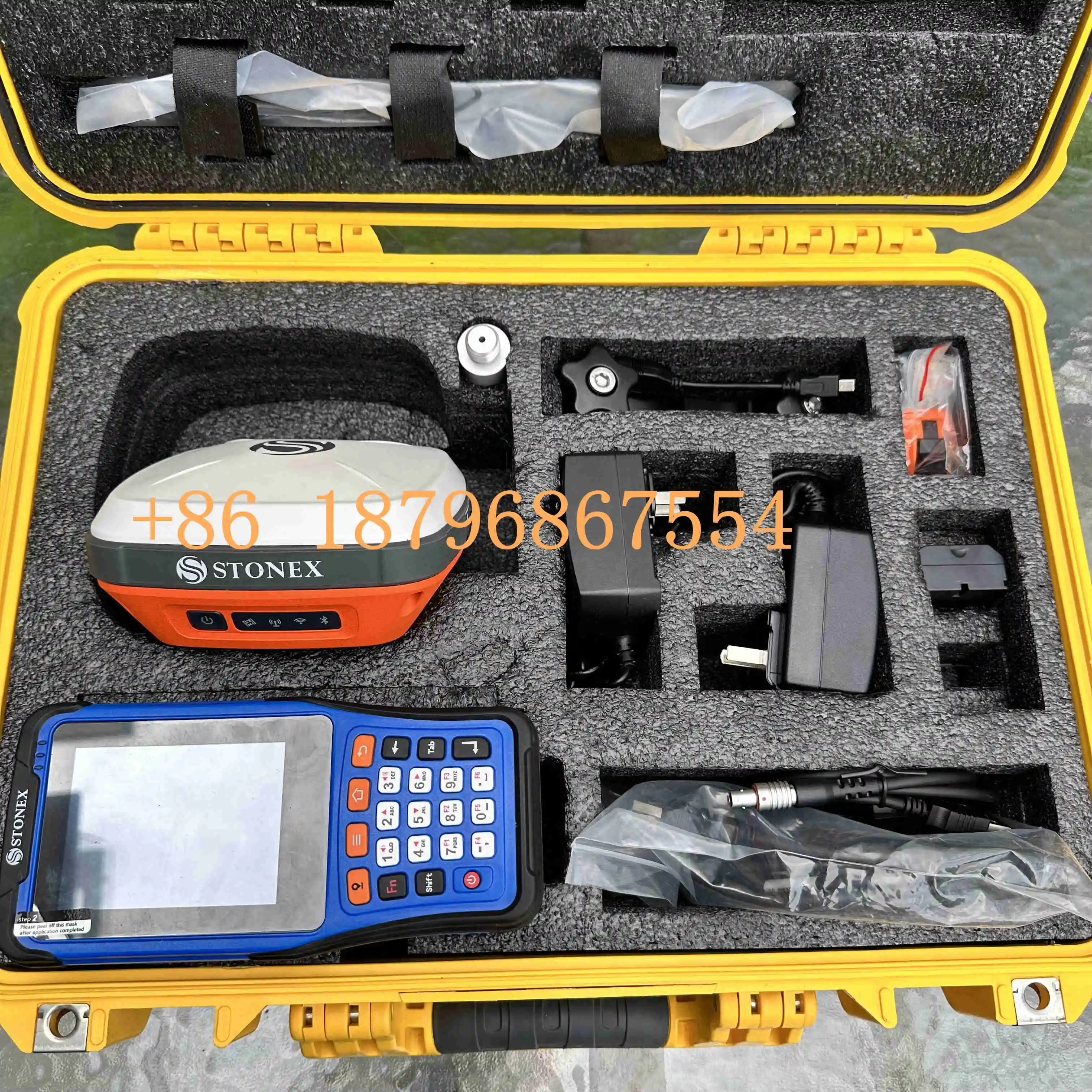 Used Second Hand Stonex S3 Base And Rover Complete Set Rtk Gps Gnss Receiver Dgps Differential Receptor