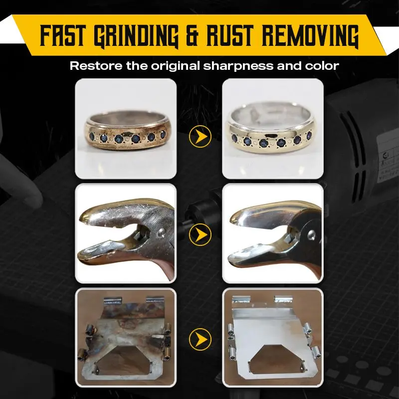 Hand Electric Drill To Grinder Machine Sander Conversion Head Set Grindstone Polishing Grinding Wheel Knife Hrinder Metal Polish images - 6