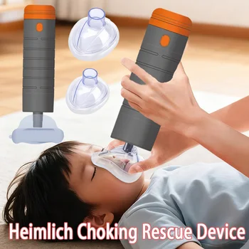 Kit di pronto soccorso portatile Dispositivo di salvataggio per soffocamento automatico Heimlich Dispositivo di emergenza per soffocamento Cpr Maschera antiasfissia per bambini adulti