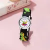 Cute dinosaur silicone band quartz Children's cartoon watch 4