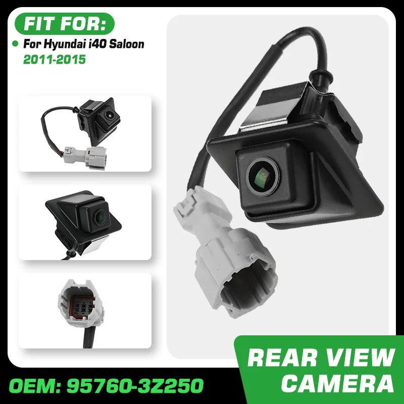 Baceyong Telecamera Posteriore 1080p Per Hyundai I40 2011-2014 - Ricambio 95760-3Z250, Angolo Morto, Parcheggio, 4 Pin, Impermeabile - 4