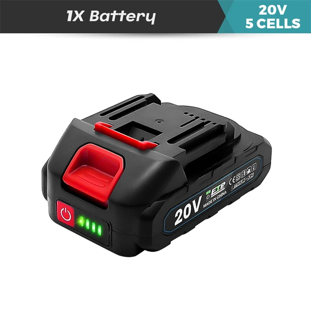 5 cells battery