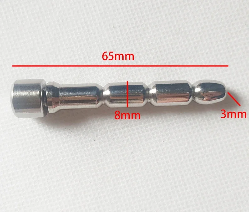 Silicone Urethral Dilator Urethral Dilator Male Chastity Device Stainless Steel Penis Urethral Adult Sex Toys Metal Cage Universal Urethral Tube