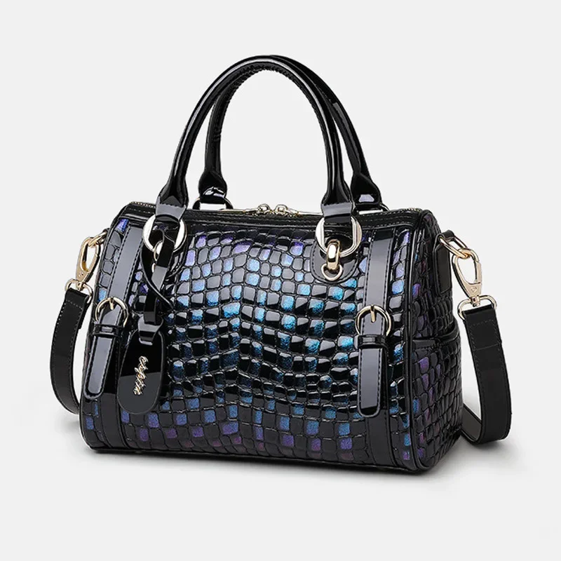 

2024 New Fashion Alligator Women Handbags European Designer Cow Genuine Leather Shoulder Bags Girl Brand Luxury Crossbody Bag