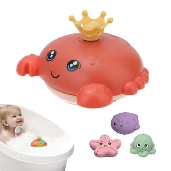 Light Up Crab Bath Toy Funny Crab Musical Toy Colorful Bathroom Sprinkler For Babies Interesting Pool Floating Games For Home 1