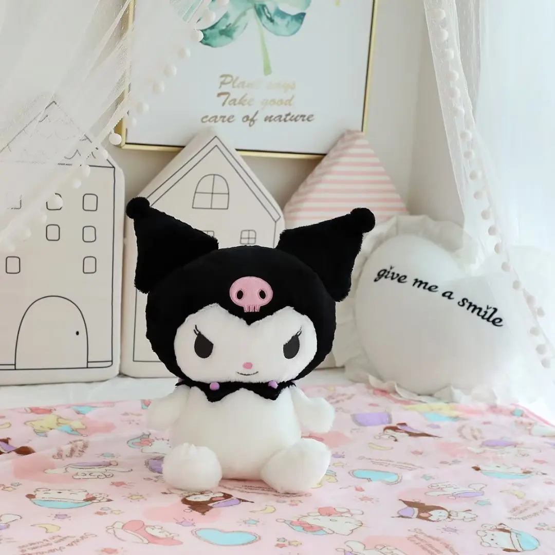 Big Size Sanrio Kuromi Peluche Plush Toys Kawaii Stuffed Kuromi Plush Doll  Anime Cartoon Ragdoll Dol Girls&kids Kid Gift - Stuffed & Plush Animals -  AliExpress