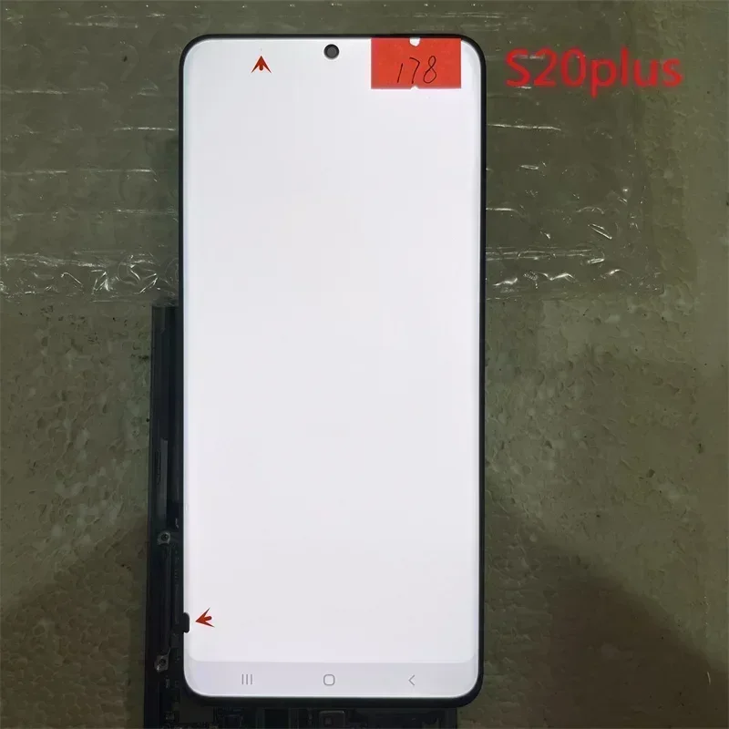 LCD  AMOLED ÷ ġ ũ, Ｚ S20 ÷ G985F G986B/DS LCD ÷,  ִ  