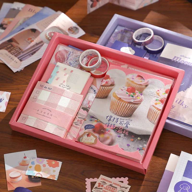 Vintage Scrapbooking Stickers 155pcs Material Paper Combo Kit DIY Collage Junk Journal Decor Diary Materials Aesthetics Stickers
