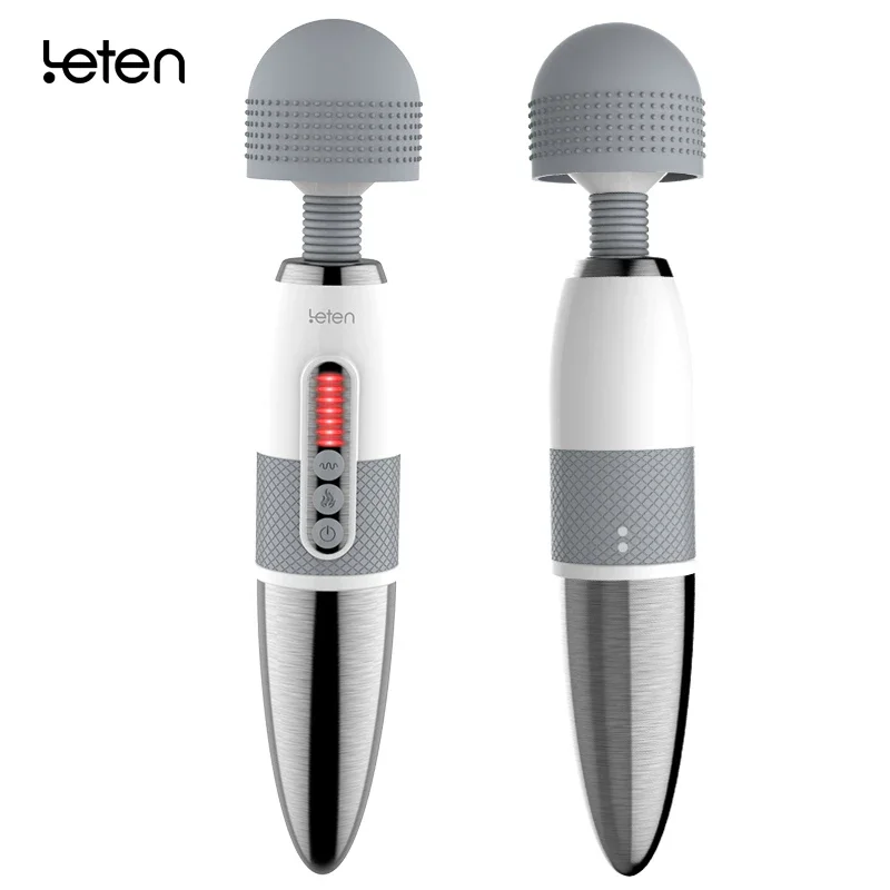 

Leten AV Magic Wand Massager Huge Head Vibrator for Female Masturbation Orgasm Nipple Clitoris Stimulator Sex Toys for Woman