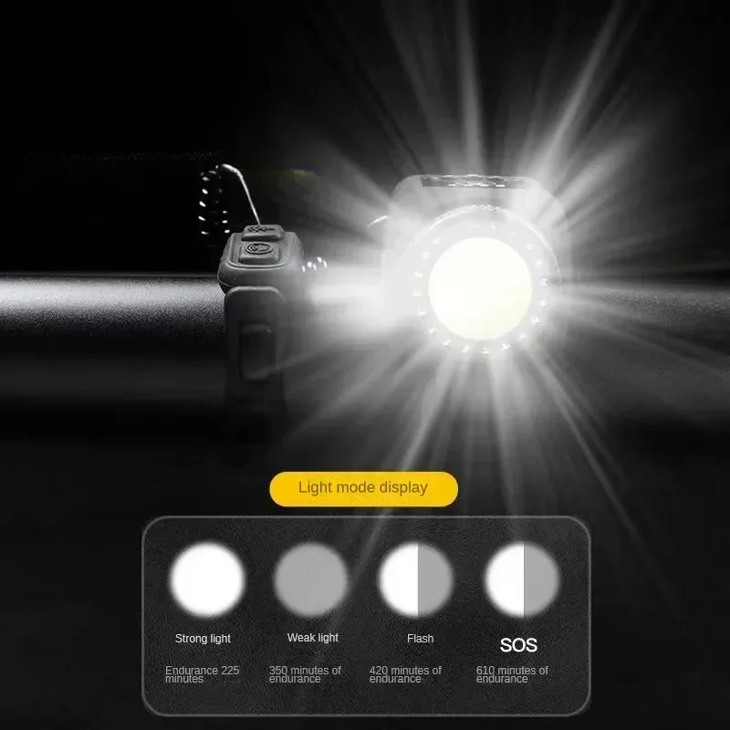 Klaxon Cloche PUISSANT 110 DB Pour Vélos Trottinette électrique - Petit - Léger - Rechargeable En Usb - 4 Tonalités Différentes - - Sport