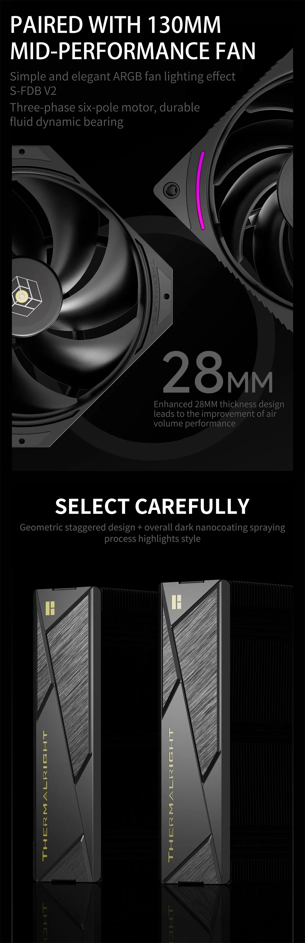 ROYAL PRETOR 130 ULTRA 7 Heat Pipe AGHP GEN4.0 Inverse Gravity Heat Pipe CPU Air