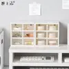 Six grid desktop storage box, small drawer, mini tent, cute dormitory shelf storage box, six grid storage box 3