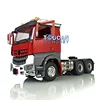 LESU Tractor Truck 1/14 RC Car 6*6 Metal Chassis Painted Cabin Model Roof Light Motor Servo Toolbox Pedal W/O Radio THZH0829 1