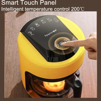 2026 Multifunctional  220V air fryer household transparent visualization fully automatic air fryer small capacity electric fryer 4