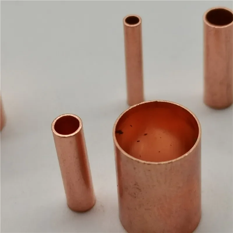 GT 1.5MM 2MM 2.5MM 3MM 4MM 5MM 6MM 8MM copper connection pipe joint 100pc Terminal Connector Small copper pipe connection terminal buckle