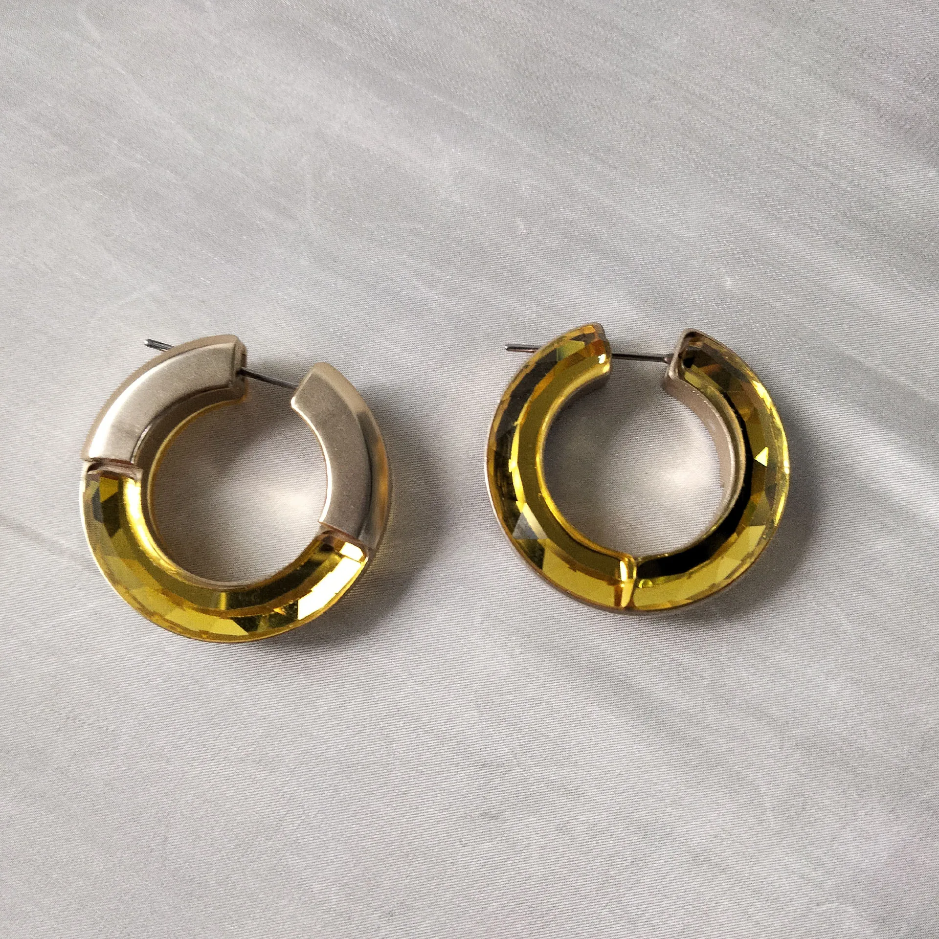 2024 New Trendy Earrings Original Lucent Fine Jewelry Stainless Steel Austrian Cut Crystal XFU Women's High Quality Earrings