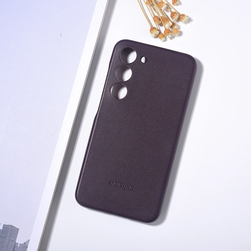 Elegant Leather Phone Case - Full Protective Shockproof Back Cover with Box