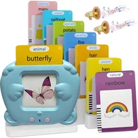 Talking Flash Cards Learning Machine for Kid Early Educational Language Electronic Audio Book Learn English Words Toys 2024 2