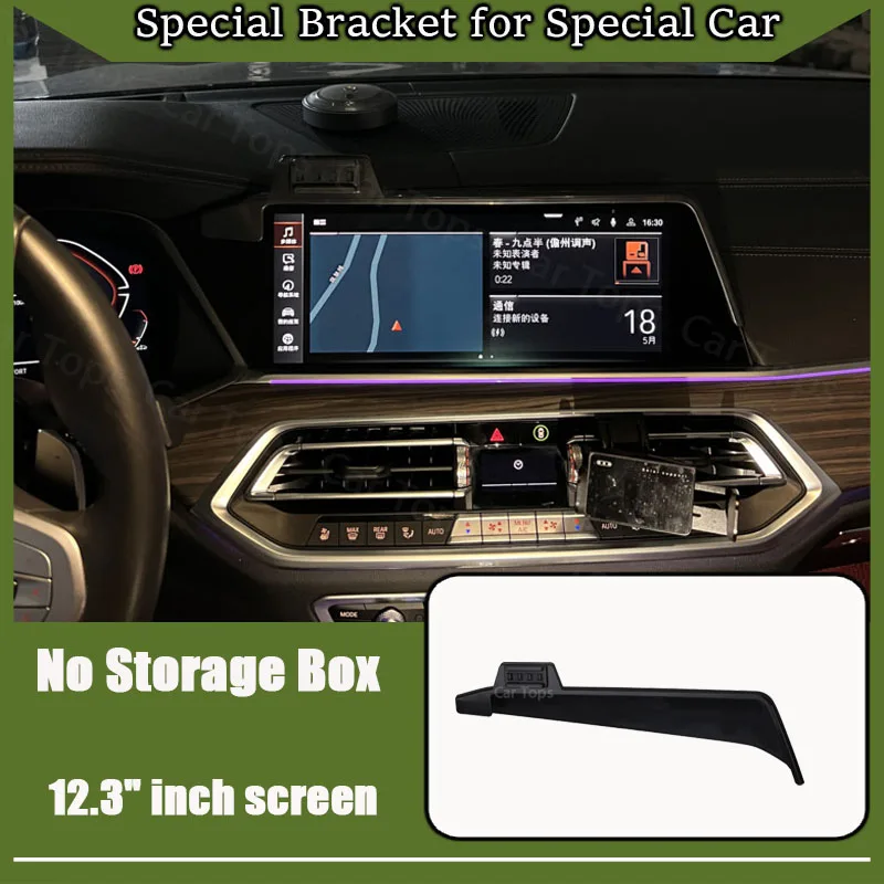 Car Mount Mobile Phone Holder MagSafe Magnetic Bracket Gravity Stand Auto Accessories For BMW X5 G05