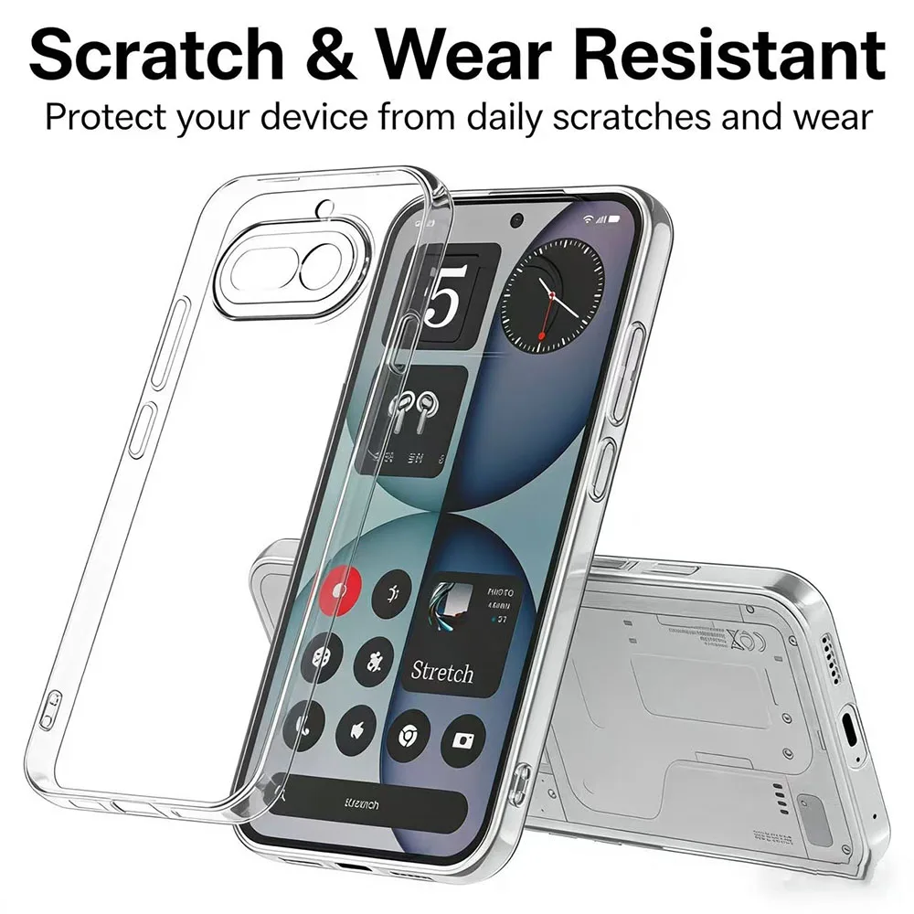 Premium Slim Soft TPU Clear Transparent Phone Case Cover