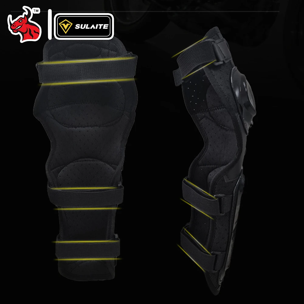 사계절 오토바이용 팔꿈치 무릎 보호대 스테인리스 스틸 쉘 스크래치 방지 미끄럼 방지 펑크 방지 보호 장비