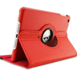 Premium 360 Rotating Tablet Case and Stand for iPad10.2 9th 8th 7th (Red)