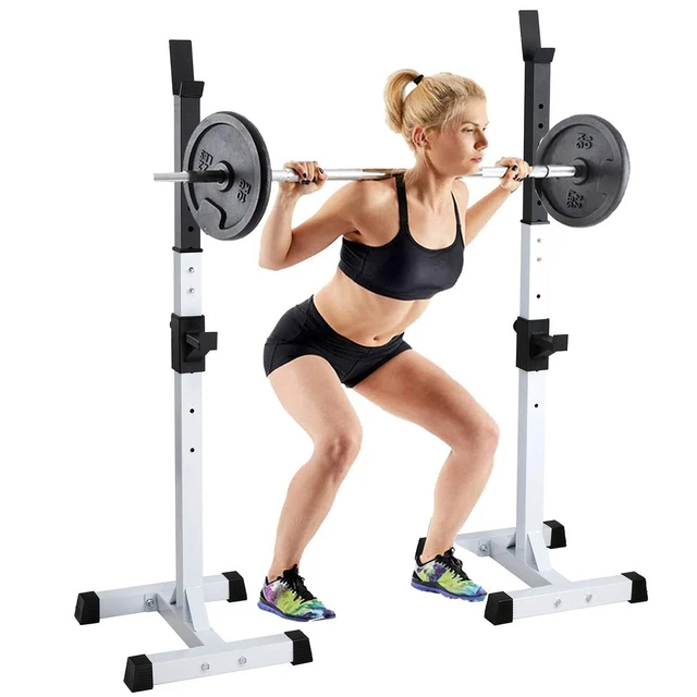 Soporte multifuncional para levantamiento de pesas en casa, gimnasio,  fitness, sentadillas, soporte ajustable para pesas para gimnasio, gimnasio