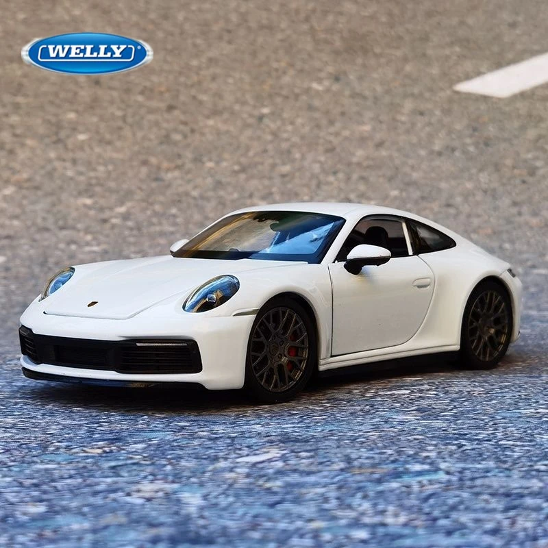 Welly-Porsche 911 Carrera 4S Coupe Alloy Sports Car Model, Diecast ...