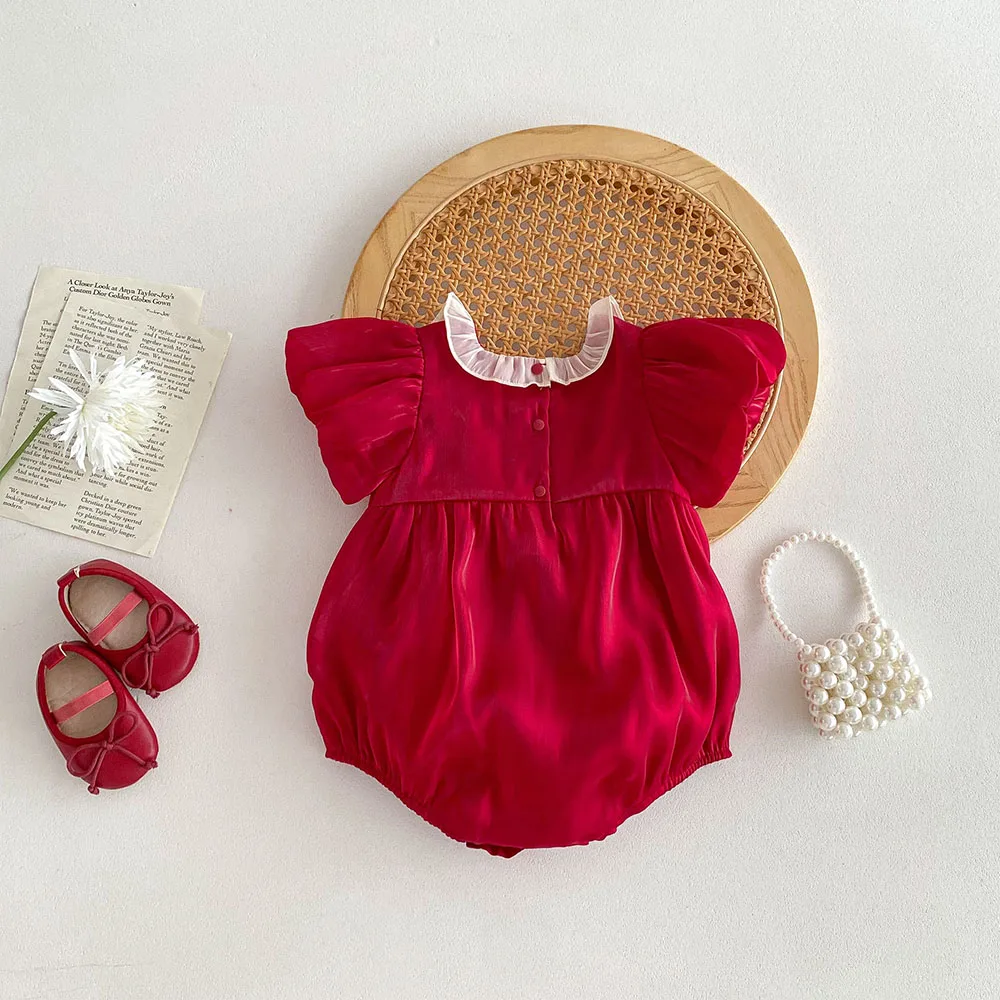 Baby Girls Lace Bodysuit Infant Clothing