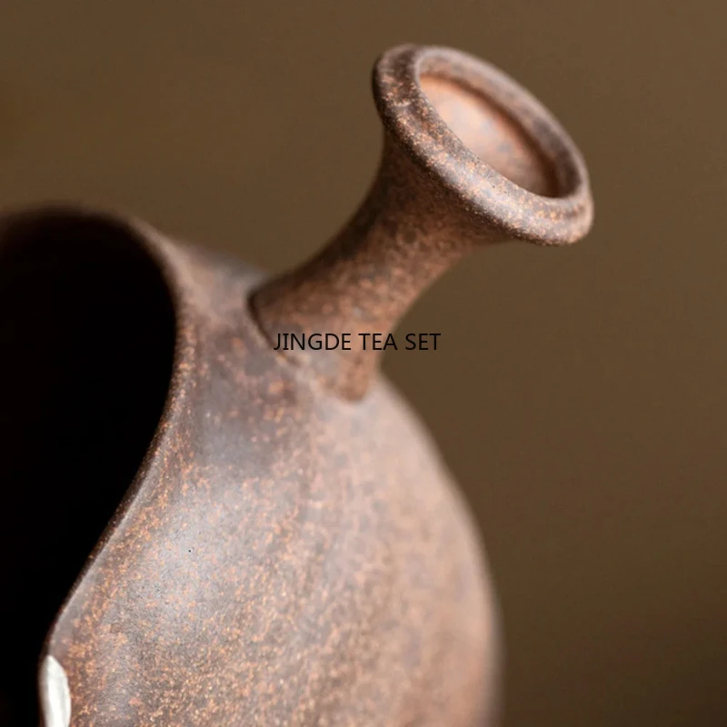 150ml Japanese style rough pottery simple luxury creative ceramic handmade tea sea justice cup