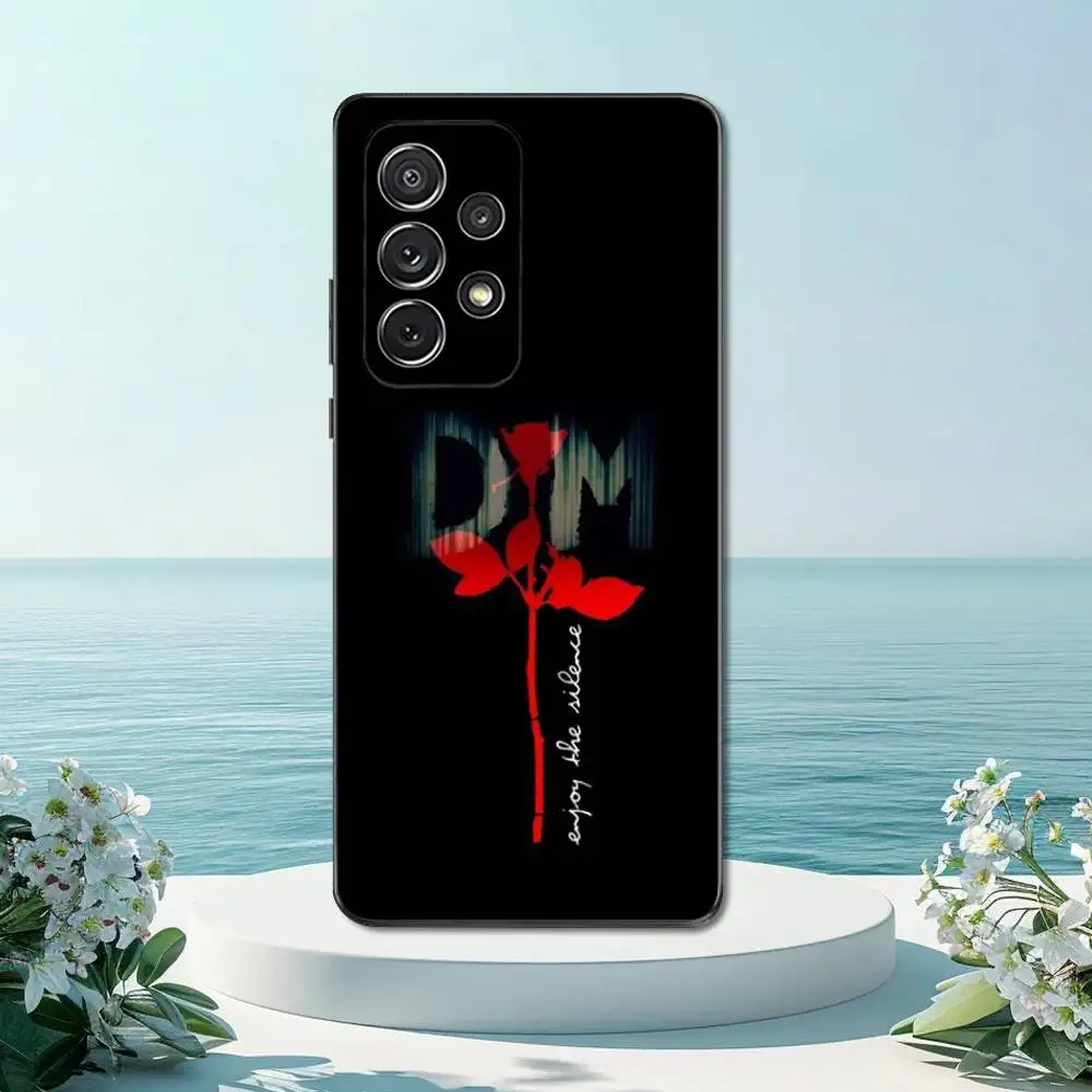 Depeche Mode Inspired Cool Soft Silicone Black Phone Case