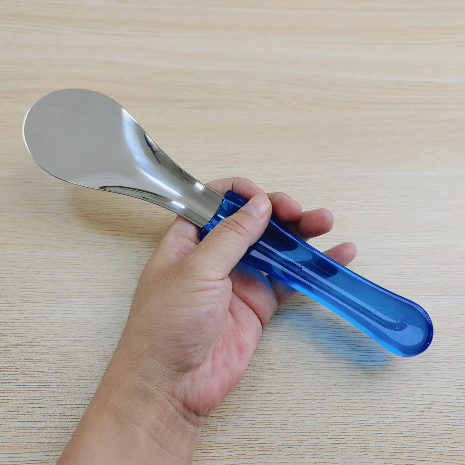 304 Stainless Steel Ice Cream Scoops & Stacks Pc Plastic Handle Ice Creem Stacks Maker