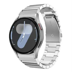 Premium Stainless Steel Bracelet for Galaxy Watch - No Gaps Design (Silver)