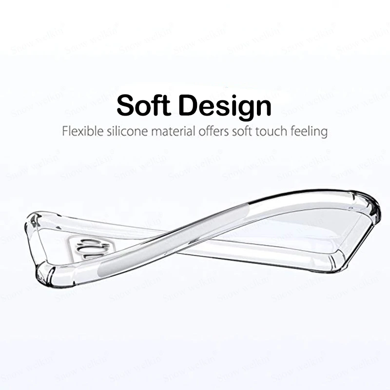Clear Soft TPU Shockproof Airbag-Enhanced Full Protection Case Cover