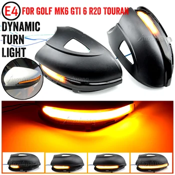 방향 지시등 LED 다이내믹 사이드 미러 점멸 표시등, VW 폭스바겐 골프 6 MK6 GTI R20 2008-2014 순차